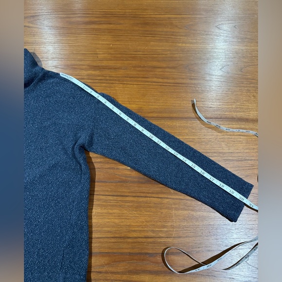 Dark Blue Banana Republic Mock Neck Sweater Turtleneck‎ S Cotton Blend EUC - Picture 7 of 7